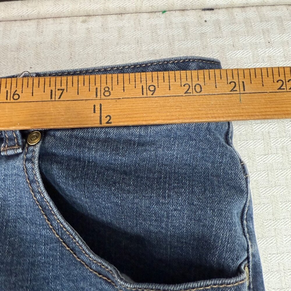 Lane Bryant Genius Fit Womens Size 22P Blue Skinny Jeans Stretch Denim - Picture 6 of 9